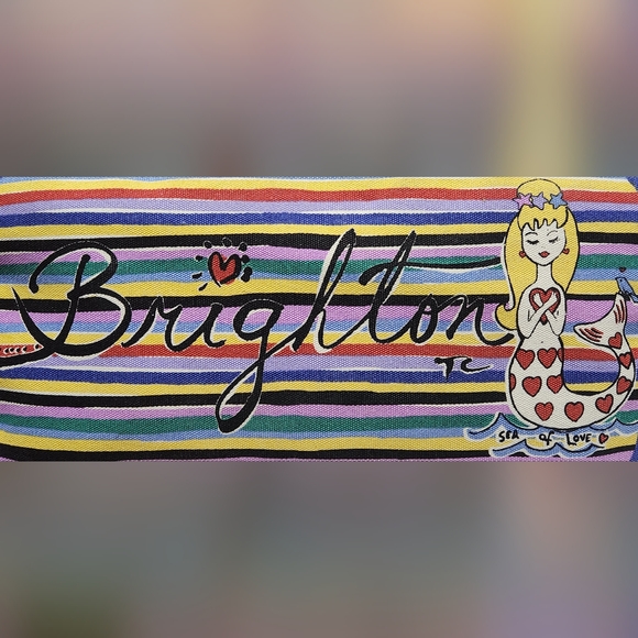 BRIGHTON You Warm My Heart Canvas Tote NWOT - Picture 13 of 15